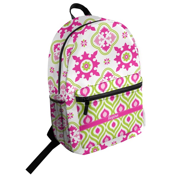 Custom Suzani Floral Student Backpack (Personalized)