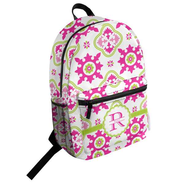 Custom Suzani Floral Student Backpack (Personalized)
