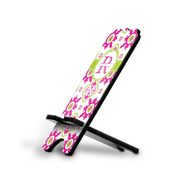 Custom Suzani Floral Stylized Cell Phone Stand - Large (Personalized)