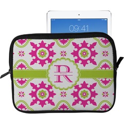 Suzani Floral Tablet Case / Sleeve - Large (Personalized)