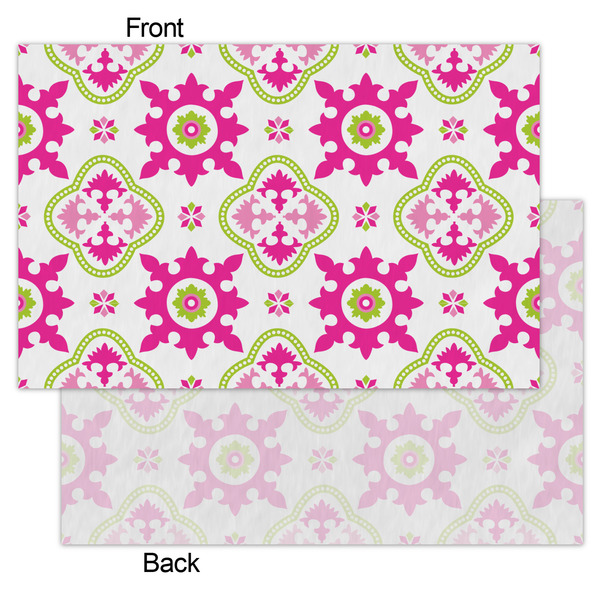 Suzani Floral Tissue Paper - Heavyweight - Small - Front & Back