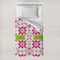 Suzani Floral Toddler Duvet Cover w/ Name and Initial