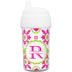 Suzani Floral Toddler Sippy Cup (Personalized)