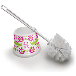 Suzani Floral Toilet Brush (Personalized)