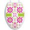 Suzani Floral Toilet Seat Decal - Elongated (Personalized)