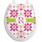 Suzani Floral Toilet Seat Decal (Personalized)