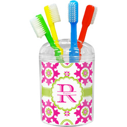 Suzani Floral Toothbrush Holder (Personalized)