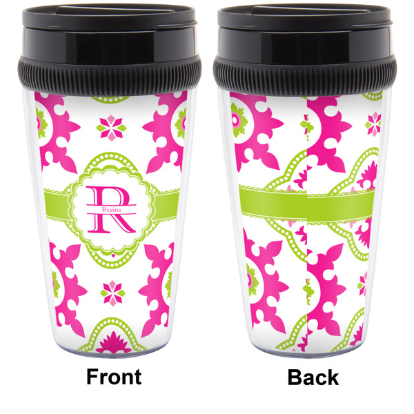 Suzani Floral Travel Mug Approval (Personalized)
