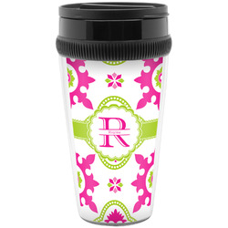 Suzani Floral Acrylic Travel Mug without Handle (Personalized)