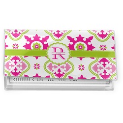 Suzani Floral Vinyl Checkbook Cover (Personalized)