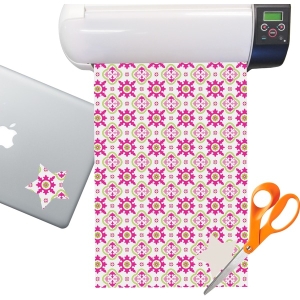 Custom Suzani Floral Sticker Vinyl Sheet (Permanent)