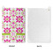 Suzani Floral Waffle Weave Golf Towel - Approval