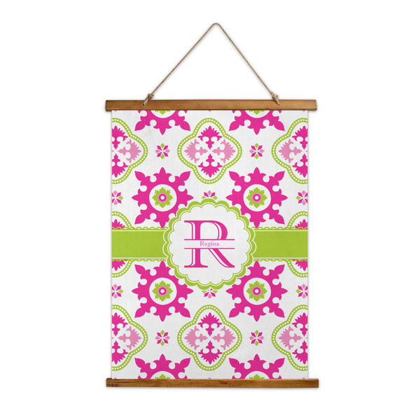 Custom Suzani Floral Wall Hanging Tapestry - Tall (Personalized)