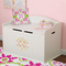 Suzani Floral Wall Monogram on Toy Chest