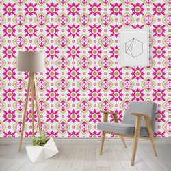 Suzani Floral Wallpaper & Surface Covering (Water Activated - Removable)