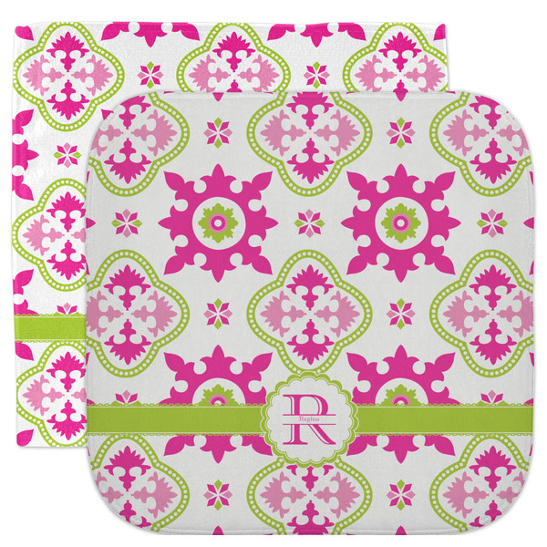 Custom Suzani Floral Facecloth / Wash Cloth (Personalized)
