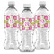 Suzani Floral Water Bottle Labels - Front View