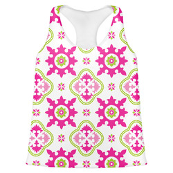 Suzani Floral Womens Racerback Tank Top (Personalized)