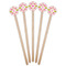 Suzani Floral Wooden 6" Stir Stick - Round - Fan View