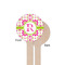 Suzani Floral Wooden 6" Stir Stick - Round - Single Sided - Front & Back