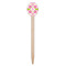 Suzani Floral Wooden Food Pick - Oval - Single Pick