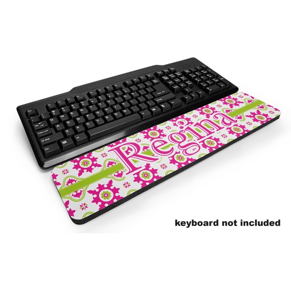 Custom Suzani Floral Keyboard Wrist Rest (Personalized)