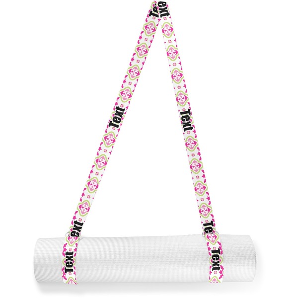 Custom Suzani Floral Yoga Mat Strap (Personalized)