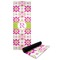 Suzani Floral Yoga Mat with Black Rubber Back Full Print View