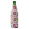 Suzani Floral Zipper Bottle Cooler - ANGLE (bottle)