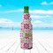 Suzani Floral Zipper Bottle Cooler - LIFESTYLE