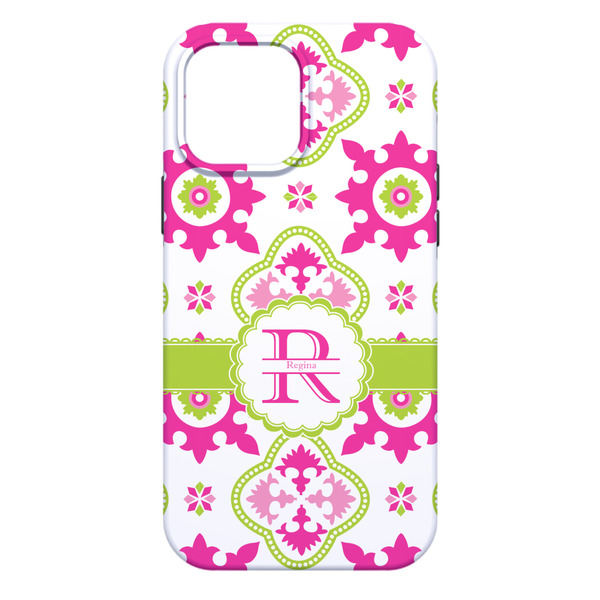 Suzani Floral iPhone 13 Pro Max Tough Case - Back