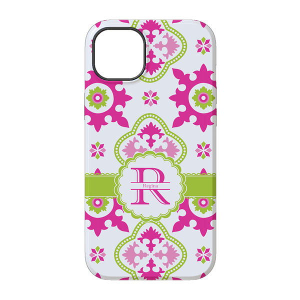 Suzani Floral iPhone 14 Pro Tough Case - Back