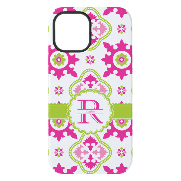 Suzani Floral iPhone 15 Pro Max Tough Case - Back