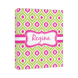Ogee Ikat Canvas Print (Personalized)