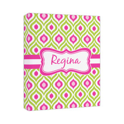 Ogee Ikat Canvas Print (Personalized)