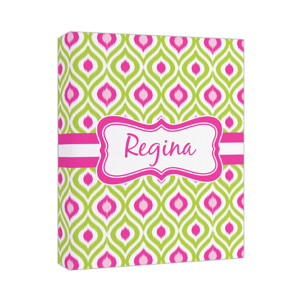 Custom Ogee Ikat Canvas Print (Personalized)