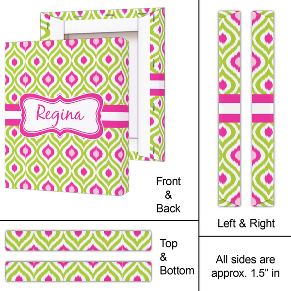 Ogee Ikat 11x14 - Canvas Print - Approval