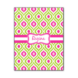 Ogee Ikat Wood Print - 11x14 (Personalized)