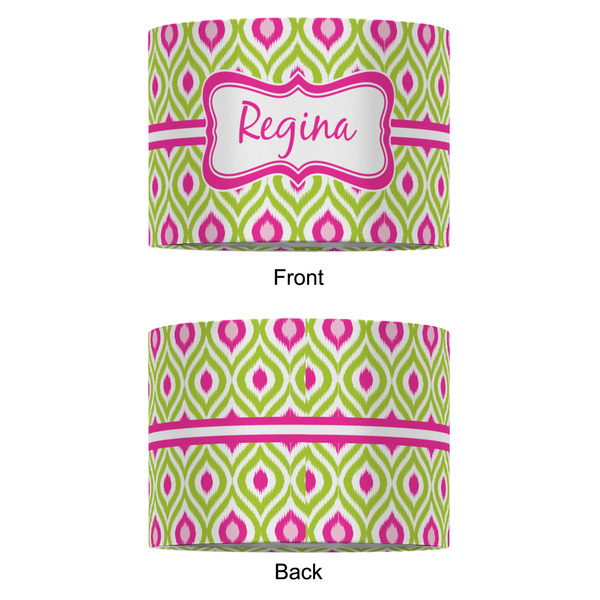Ogee Ikat 12" Drum Lampshade - APPROVAL (Fabric)