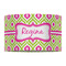 Ogee Ikat 12" Drum Lampshade - FRONT (Fabric)