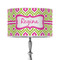 Ogee Ikat 12" Drum Lamp Shade - Poly-film (Personalized)