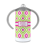 Ogee Ikat 12 oz Stainless Steel Sippy Cup (Personalized)