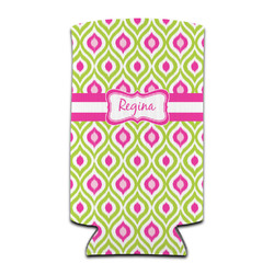 Ogee Ikat Can Cooler (tall 12 oz) (Personalized)