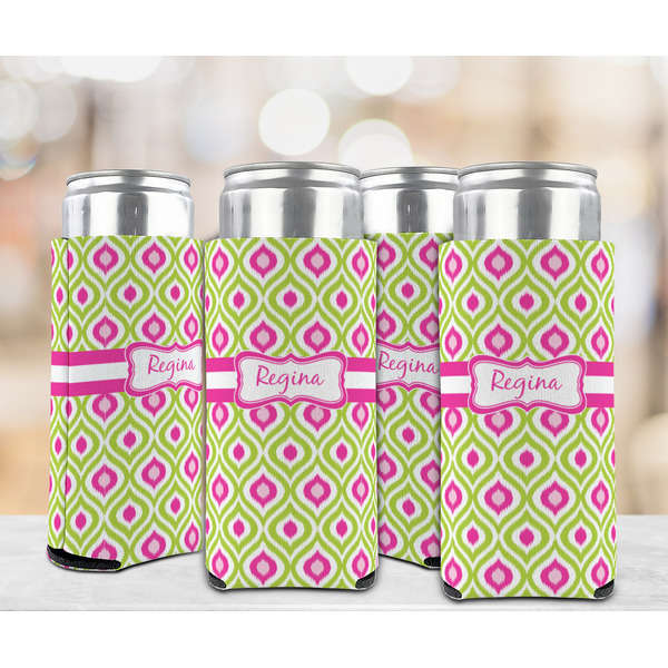 Ogee Ikat 12oz Tall Can Sleeve - Set of 4 - LIFESTYLE