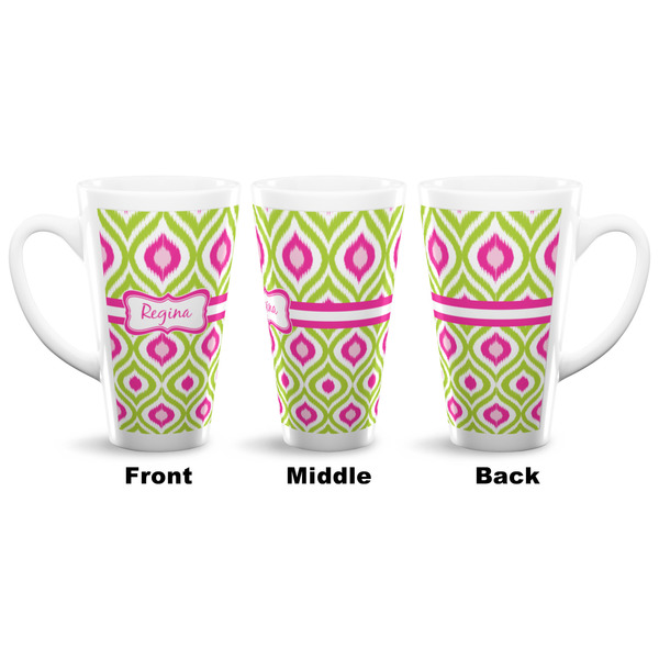 Ogee Ikat 16 Oz Latte Mug - Approval