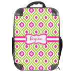 Ogee Ikat Hard Shell Backpack (Personalized)