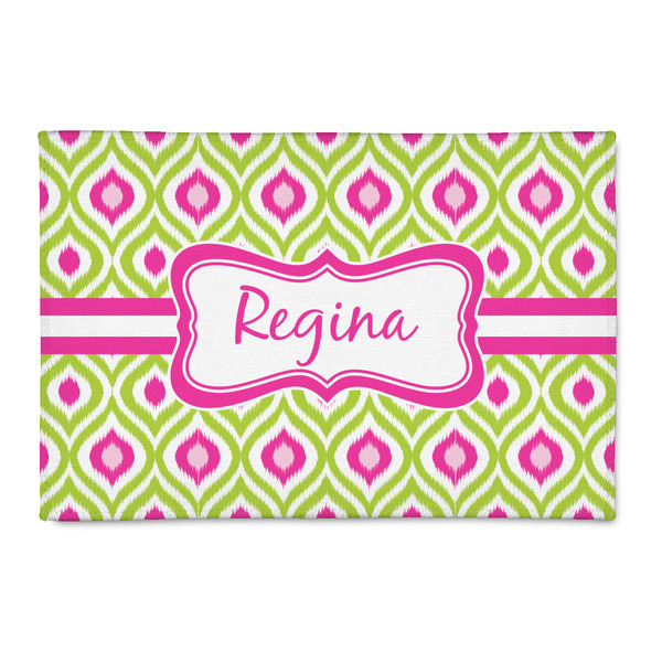 Custom Ogee Ikat 2' x 3' Indoor Area Rug (Personalized)