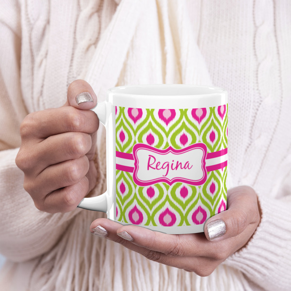 Ogee Ikat 20oz Coffee Mug - LIFESTYLE