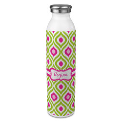 Ogee Ikat 20oz Stainless Steel Water Bottle - Full Print (Personalized)