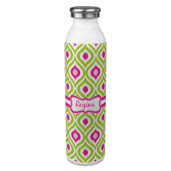 Custom Ogee Ikat 20oz Stainless Steel Water Bottle - Full Print (Personalized)